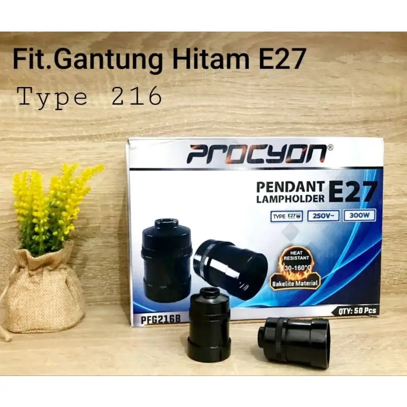 Fitting Gantung E27 / Fitting Lampu 1:1 Broco 1