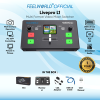 Gambar Feelworld Livepro L1 Multi-format Video Mixer Switcher 4 x HDMI inputs dari Feelworld Indonesia Kota Administrasi Jakarta Pusat 1 Tokopedia