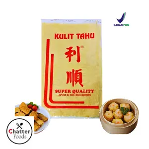Kulit Tahu Super Quality 50gr Lisun Li Shun / Kulit Tahu Lumpia / Kulit Tahu Dimsum 50gr