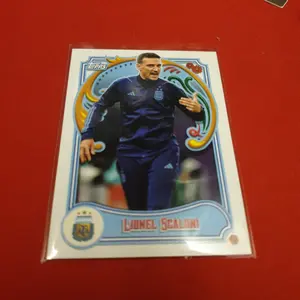 Kartu bola argentina lionel scaloni topps fileteado 2023