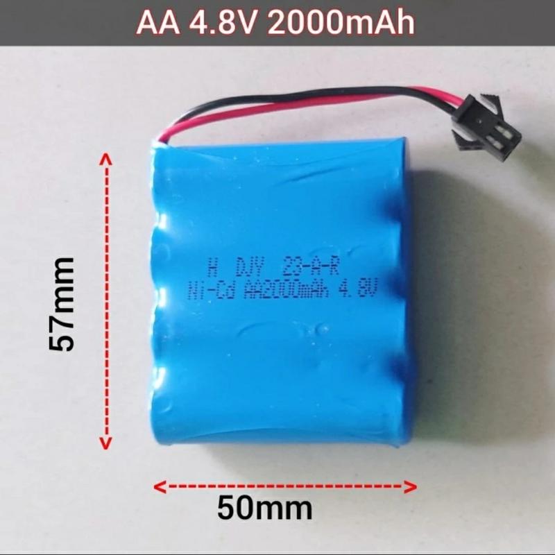 Mobil remot RC Charger Batere Dan Baterai 4,8V Mainan Remote Control 2