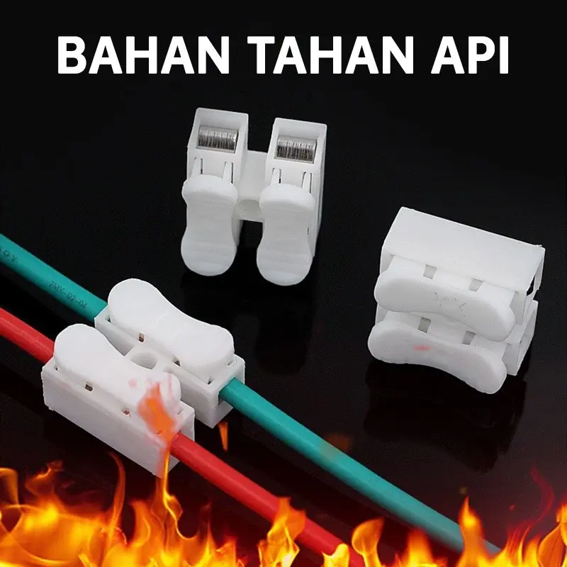Konektor Kabel Pin Penyambung Kabel 2 Pin Jepit Terminal Sambungan 1