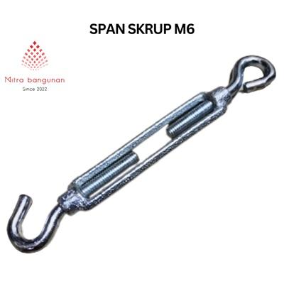 Gambar span skrup m6 / trunbuckle m6 / jarum keras m6 dari MITRA BANGUNAN 888 Kota Administrasi Jakarta Utara Tokopedia
