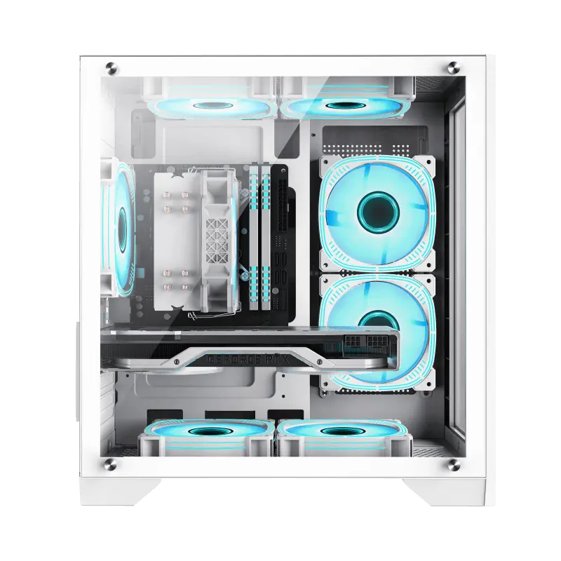Casing GameMax Infinity Mini M-ATX WHITE 2