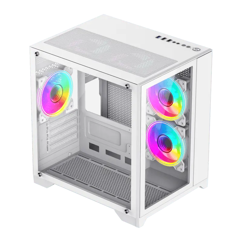 Casing GameMax Infinity Mini M-ATX WHITE 1
