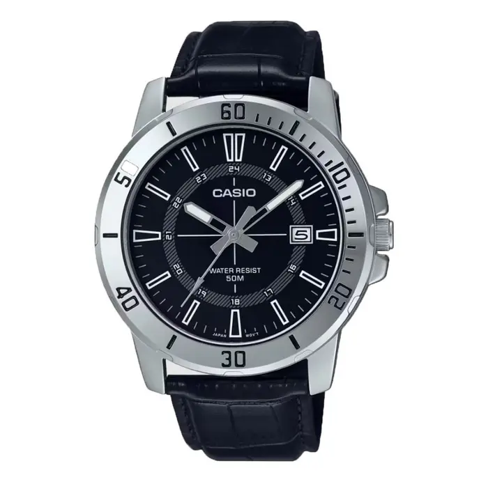 Gambar Casio Analog Jam Tangan Pria Hitam Kulit MTP-VD01L-1E Original - MTP-VD01L-1C dari Ogytashop Kota Administrasi Jakarta Pusat 4 Tokopedia