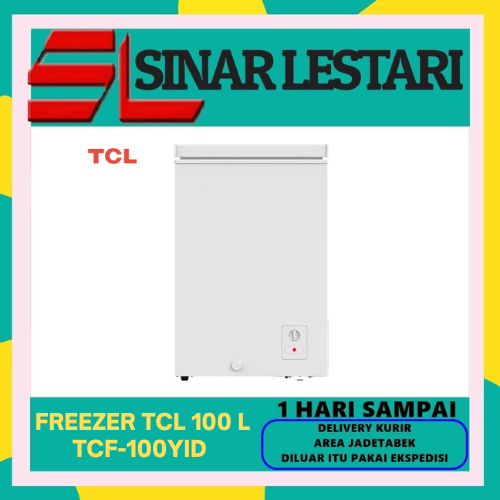 Gambar TCL TCF-100YID CHEST FREEZER 100 L FAST FREEZING NEW /TCF100YID 100YID dari Store Sinar Lestari Kota Administrasi Jakarta Barat Tokopedia