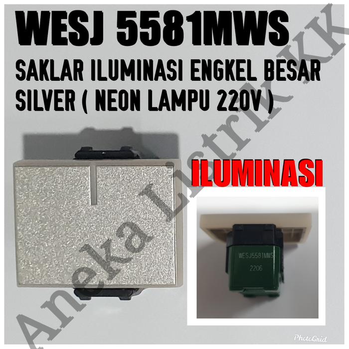 Jual PANASONIC E style WESJ 5581 MWS MATA SAKLAR ILUMINASI ENGKEL ...