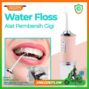 Hailicare Alat Pembersih Gigi Water Pulse Jet Dental Floss Cordless AZ