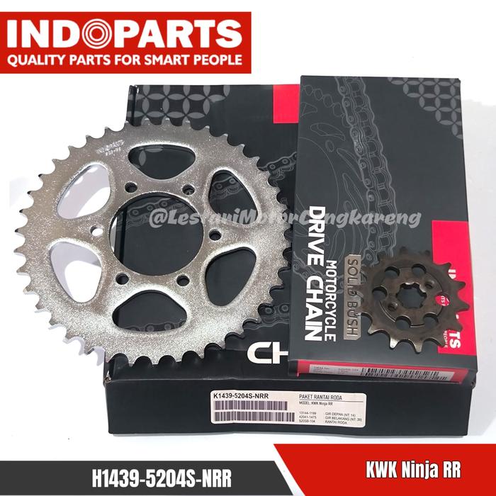 Gambar GIRSET GIR PAKET GEARSET RANTAI KAWASAKI NINJA RR 150 2T INDOPART dari Lestari Motor 2 Kota Administrasi Jakarta Barat Tokopedia