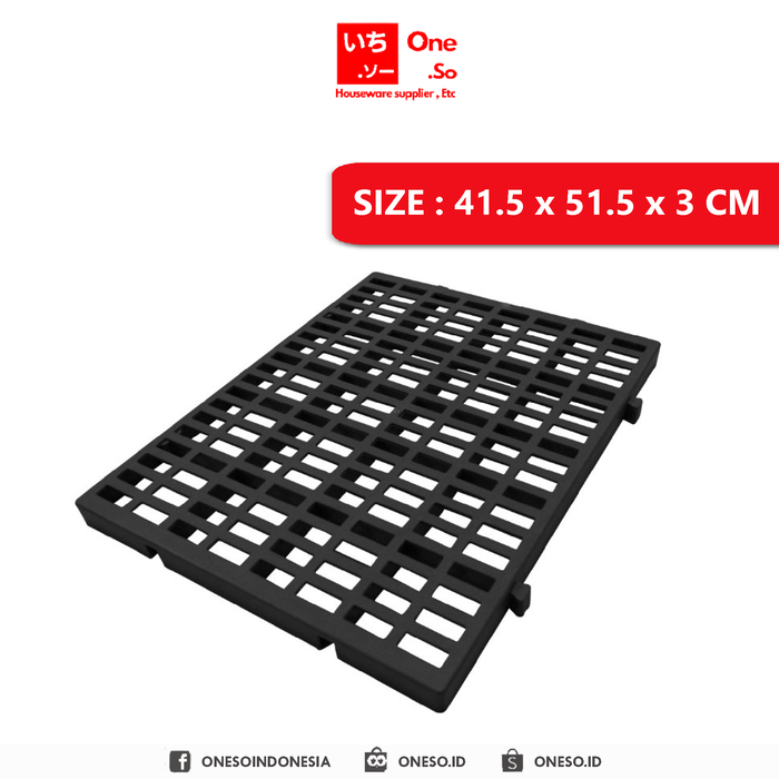 Gambar Palet plastik / Alas kandang / Tatakan / Pabrik / Gudang ( PP ) HITAM dari OneSo-id Kab. Gresik Tokopedia