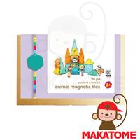 Gambar Animal Magnetic Tiles Mainan Grassland Animal Set 40pcs magnet tile dari Makatome Shop Kota Tangerang Selatan 3 Tokopedia