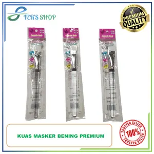 Kuas Masker Bening Berkualitas / Kuas Masker Wajah / Kuas Bulu Halus