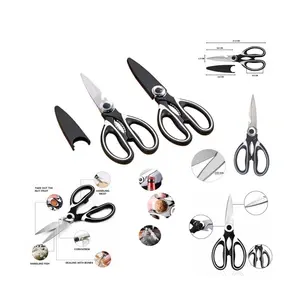 CLAIYDREAM Gunting Dapur Potong Sayur Daging Tulang ikan Ayam Buka