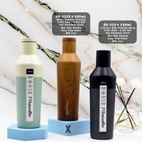 Gambar Botol Minum Trendy 2 Tone Tumbler Flask 500 ML HR-555 X Ergonomic Easy - Baby Pink dari Ollahomeliving Kota Bogor 1 Tokopedia