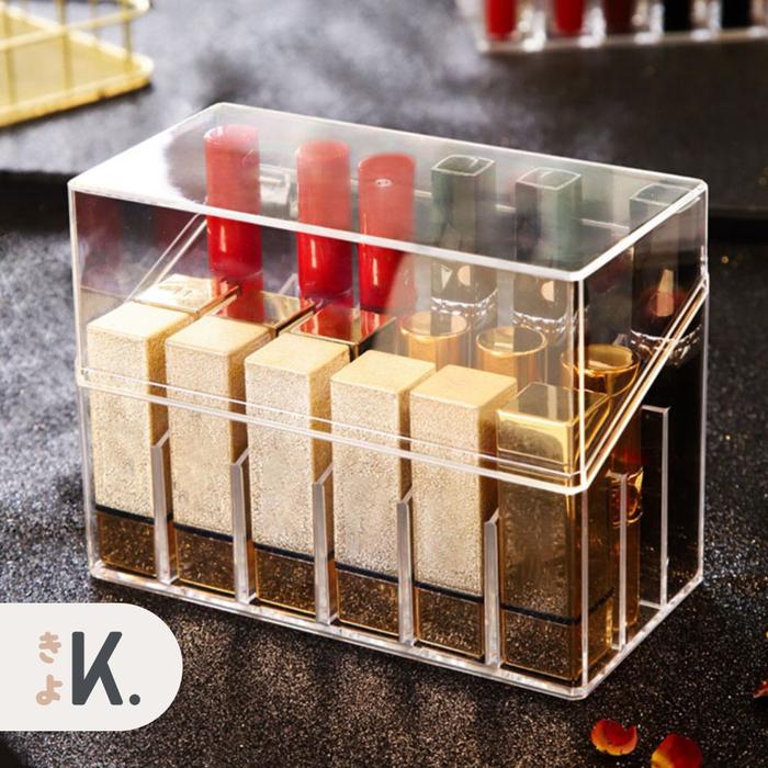 Gambar TEMPAT LIPSTICK AKRILIC TUTUP kotak akrilik lipstick organizer 18 dari KYLEBELLE.CO Kota Surabaya Tokopedia