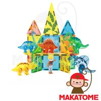 Gambar Animal Magnetic Tiles Mainan Edukasi Dinosaurs Set 49pcs magnet tile dari Makatome Shop Kota Tangerang Selatan 1 Tokopedia