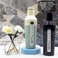 Gambar Botol Minum Trendy 2 Tone Tumbler Flask 500 ML HR-555 X Ergonomic Easy - Baby Pink dari Ollahomeliving Kota Bogor 2 Tokopedia