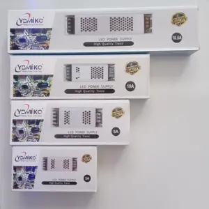 Yomiko Ultra Slim Power Supplay Led Adaptor 12v 3A 5A 10A 16A