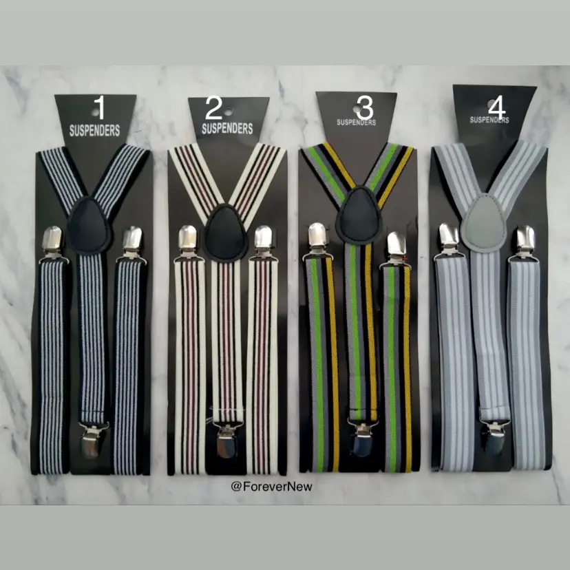 Suspender Jojon Bretel Dewasa Motif 2,5cm Laki Perempuan Import