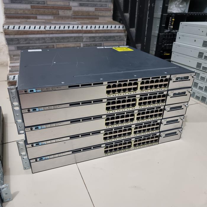 Jual Cisco WS-C3750X-24T-S Catalyst 3750X 24 Port Gigabit - Single PSU ...