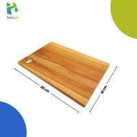 Gambar Talenan Kayu Jati Persegi Panjang Wooden Cutting Board Pepita homLiv - L dari KODAKI Mall Kota Administrasi Jakarta Utara 2 Tokopedia