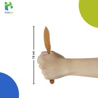Gambar Pisau Jati ORENO Pisau Selai Kayu Foodgrade Wooden Butter spoon homLiv - M(19 cm) dari KODAKI Mall Kota Administrasi Jakarta Utara 2 Tokopedia