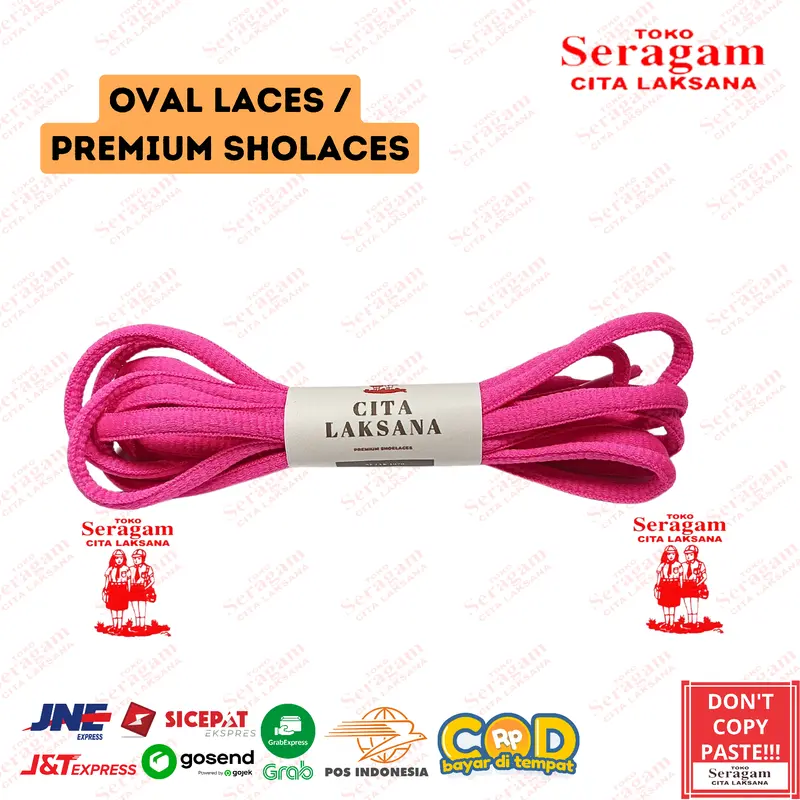 Tali Sepatu Shoelace Bulat (OVAL) Premium Shoelace  / Oval Shoelace 2