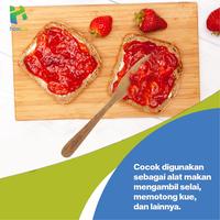 Gambar Pisau Jati ORENO Pisau Selai Kayu Foodgrade Wooden Butter spoon homLiv - M(19 cm) dari KODAKI Mall Kota Administrasi Jakarta Utara 3 Tokopedia