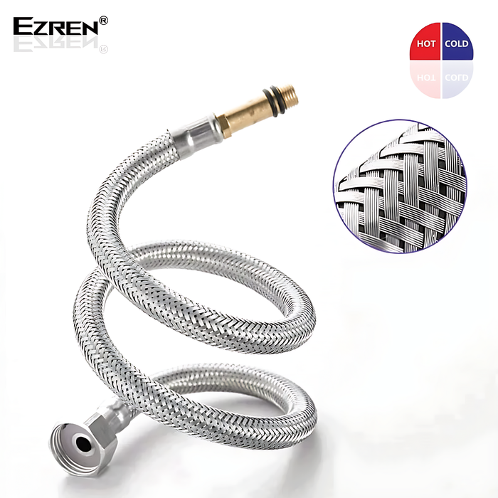 Gambar Ezren EZ-0381 Hose Selang Fleksibel Hot&Cold Wastafel 100CM Water 2pcs dari House Sparepart Kab. Tangerang Tokopedia