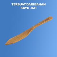Gambar Pisau Jati ORENO Pisau Selai Kayu Foodgrade Wooden Butter spoon homLiv - M(19 cm) dari KODAKI Mall Kota Administrasi Jakarta Utara 4 Tokopedia
