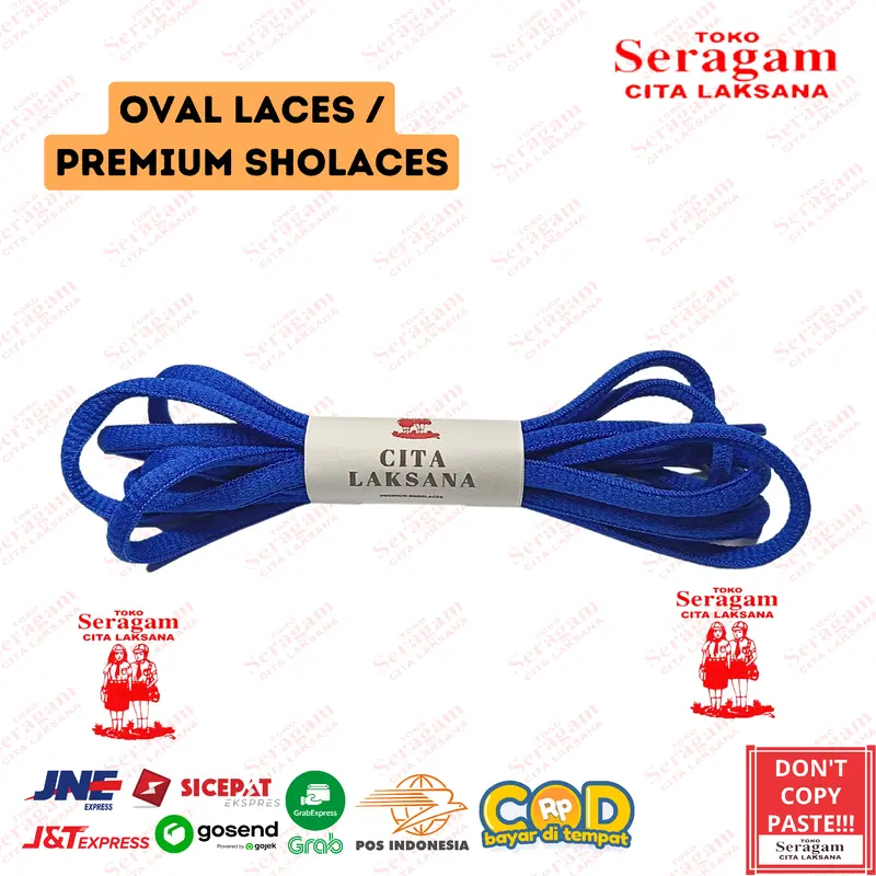 Tali Sepatu Shoelace Bulat (OVAL) Premium Shoelace  / Oval Shoelace 1