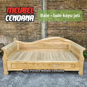 Kursi Jati Bale Bale Bagong 200x80cm / Kursi Santai Bale Bale Jati