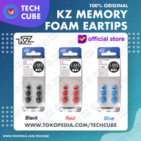 Gambar KZ Memory Foam Eartips Eartip 3 Size SML Noise Isolating Acoustics ORI - Hitam dari Tech Cube Store Kota Administrasi Jakarta Barat 1 Tokopedia