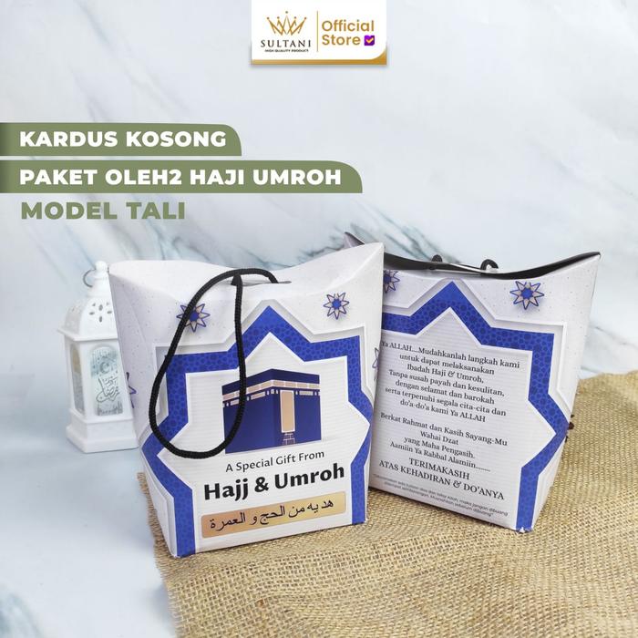 Gambar SULTANI Souvenir Model Tas Tali Kosong Paket Oleh-oleh Umroh Haji Kualitas Premium Kardus Tebal 15x15x5 cm dari Sultaniindonesia Kota Administrasi Jakarta Timur Tokopedia