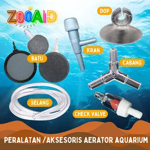 AKSESORIS AERATOR /BATU/ SELANG/ CHECK VALVE/ T-SELANG / DOP/ KRAN