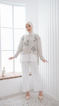 Gambar Muda Offcial Moana Shirt - Brown, Free Size dari Muda Official Kota Bandung 2 Tokopedia