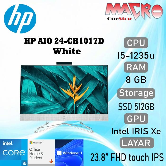 Gambar Flash HP AIO 24-CB1017D intel i5-1235U 8GB 512GB 23.8 TOUCH W11+OHS - SSD 512GB dari Macro OneStop Official Kota Administrasi Jakarta Pusat Tokopedia