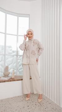 Gambar Muda Offcial Moana Shirt - Brown, Free Size dari Muda Official Kota Bandung 1 Tokopedia