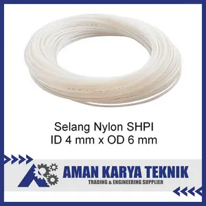 Selang Nylon ( Nylon Tubing ) ID 4 mm x OD 6 mm