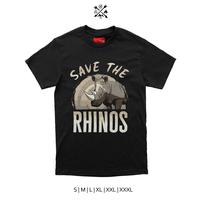Gambar kaos save badak save the rhino dari phanzshop Jakarta Selatan 4 Tokopedia