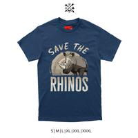 Gambar kaos save badak save the rhino dari phanzshop Jakarta Selatan 2 Tokopedia