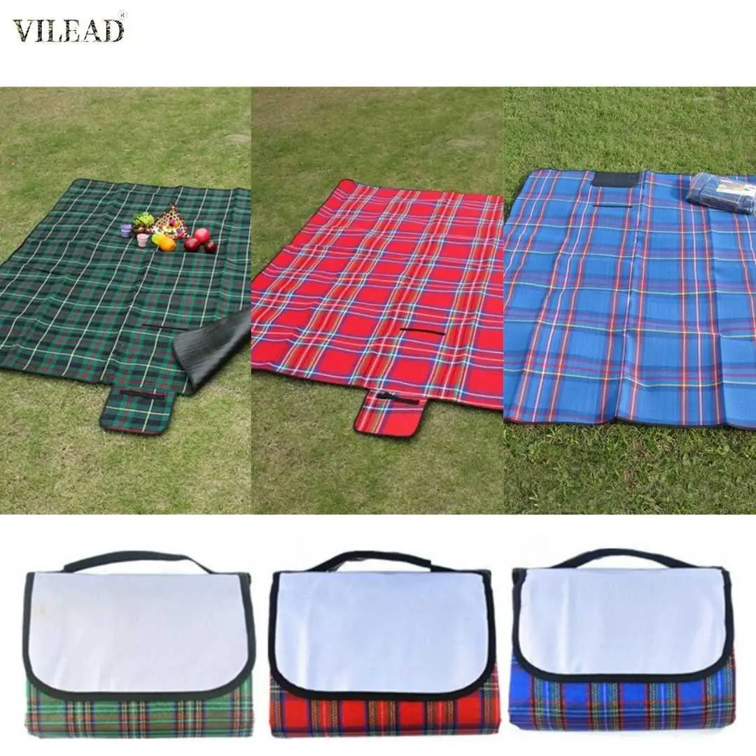 Tikar Lipat Matras Camping Piknik Waterproof Mat 150 x 200cm - V15