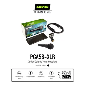 Shure PGA58-XLR Cardioid Dynamic Vocal Microphone