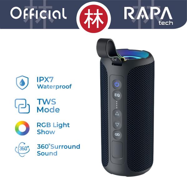 Gambar RAPAtech SP1011 - WAVE I - Waterproof Bluetooth Speaker with RGB Light - SP1011 dari RAPAtech Jakarta Kota Administrasi Jakarta Barat Tokopedia