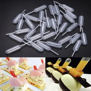 Pipet Vla Pudding Mini Bahan Plastik Ukuran 4ml | Food Infuser