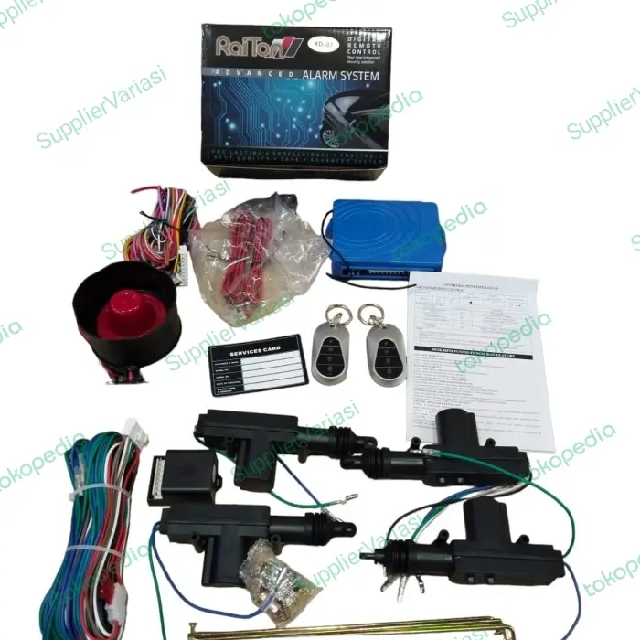 Alarm mobil merek raiton universal paket central lock 2