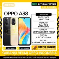 Gambar OPPO A38 4/128 OPPO A 38 4/128 GARANSI RESMI INDONESIA - GLOWING BLACK, TANPA BONUS dari Cuan Gadget.id Kota Bekasi 2 Tokopedia