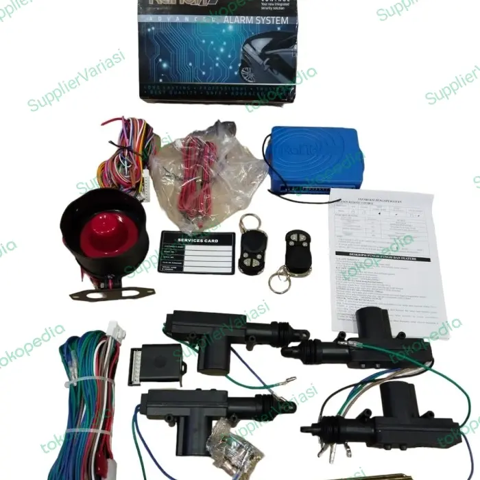Alarm mobil merek raiton universal paket central lock 0