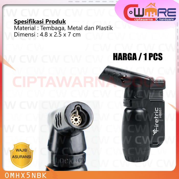 Gambar Korek Api Jumbo Firetric Korek Api Gas Butane Torch Jet Windproof dari Ciptawarna2000 Home Living Kota Palembang Tokopedia
